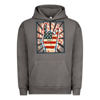 Pigment Tornado Freedom rock hand Urban Hoodie - FaDigitalArtStudio