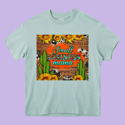 Small Business Mama Heavy Core Tee Designed By Hra Design Shop
