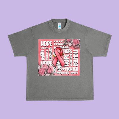 Cancer Words Urban Heavy Tee Designed By Maliassmallbusiness