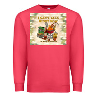 Cardinal i can't talk right now Premium Sweatshirt - TumblerDesignByShophia