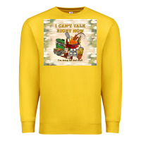Lemon i can't talk right now Premium Sweatshirt - TumblerDesignByShophia