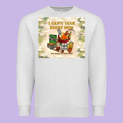 I Can't Talk Right Now Premium Sweatshirt Designed By Tumblerdesignbyshophia