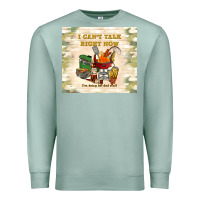 Seafoam i can't talk right now Premium Sweatshirt - TumblerDesignByShophia