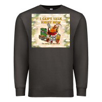 Smoke i can't talk right now Premium Sweatshirt - TumblerDesignByShophia