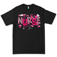 Black breast cancer nurse Premium Tee - JahusDesignShop