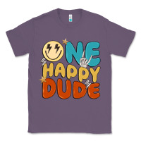 Lavender one happy dude Classic Tee - MaliasSmallBusiness