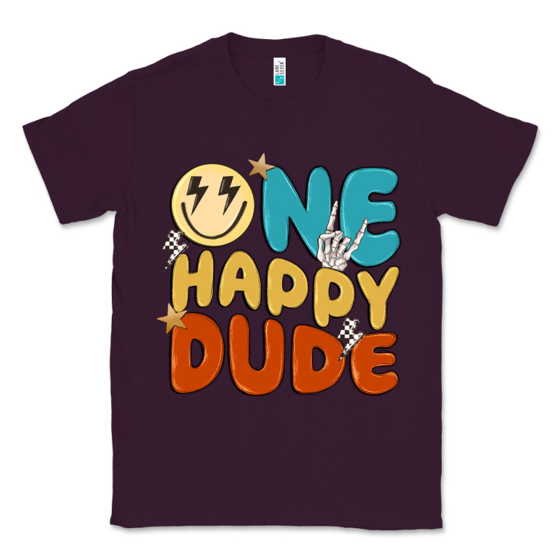 One Happy Dude Classic Tee by MaliasSmallBusiness | Teevron