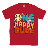Red one happy dude Classic Tee - MaliasSmallBusiness