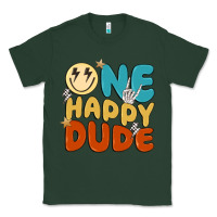 Sports Green one happy dude Classic Tee - MaliasSmallBusiness
