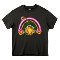 Asphalt summer sun rainbow Heavy Core Tee - HRA Design Shop