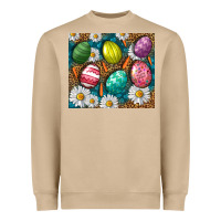 Mushroom Easter eggs Heavyweight Sweatshirt - NancyCooperArtShop