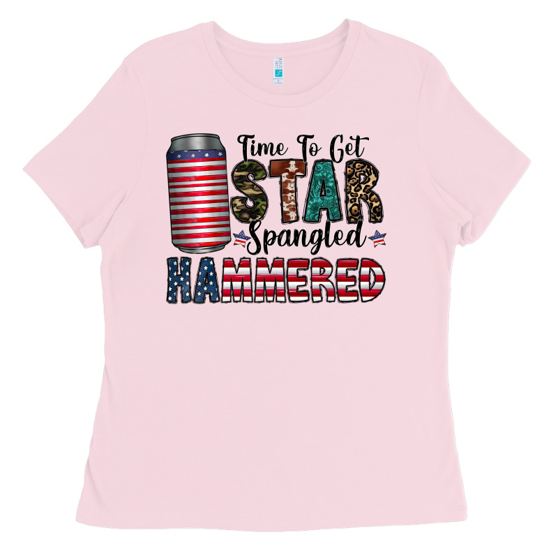 Star Spangled Hammered Ladies Tee by CowhideDigitalArt | Teevron
