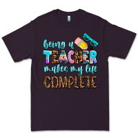 Plum being a teacher makes my life complate Premium Tee - AdoDesignShop