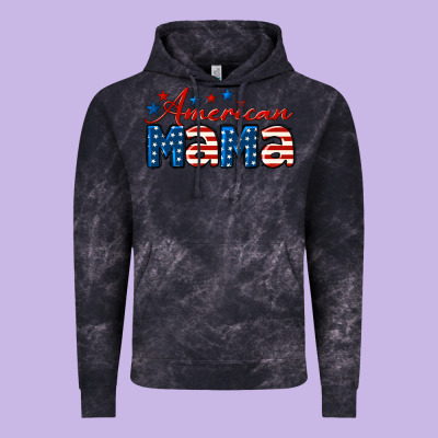 American Mama Vintage Hoodie Designed By Lillyallendesigns