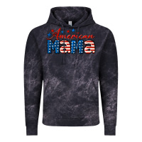 Cloud Black American Mama Vintage Hoodie - LillyAllenDesigns