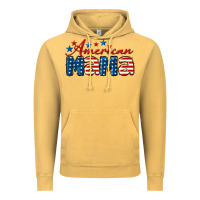 Vintage Mustard American Mama Vintage Hoodie - LillyAllenDesigns