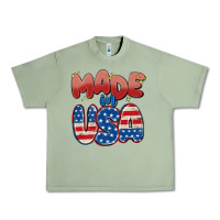 Oil Green made in usa Urban Heavy Tee - MaliasSmallBusiness