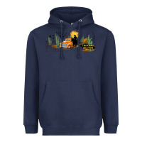 Navy western i got a heart like a truck Heavyweight Hoodie - TumblerDesignByShophia