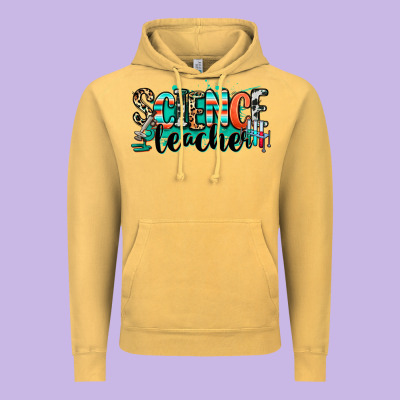 Science Teacher Vintage Hoodie Designed By Ranaportraitstore