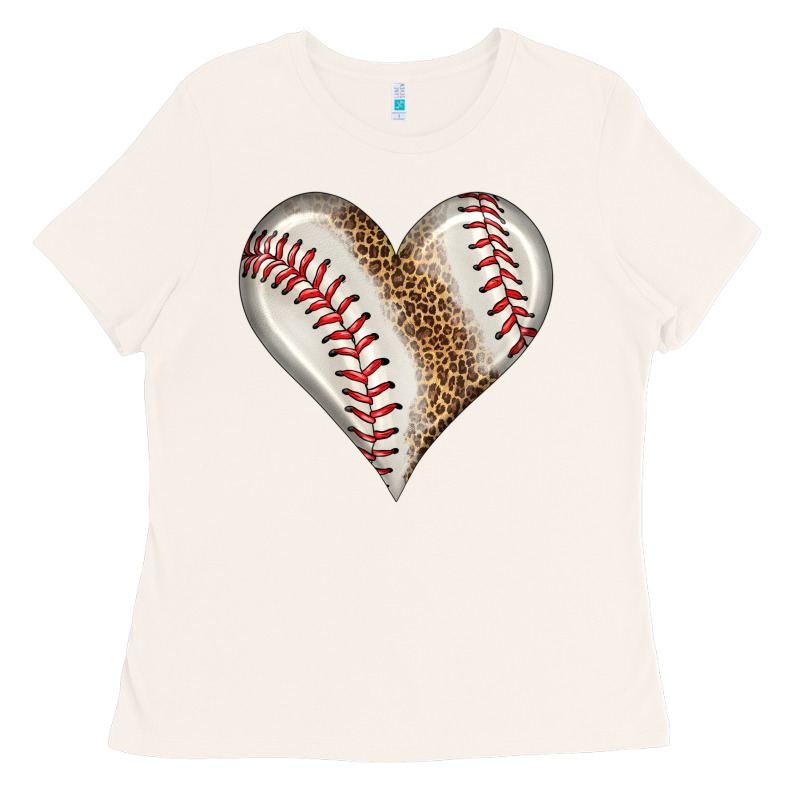 Baseball Heart Ladies Tee by HRA Design Shop | Teevron