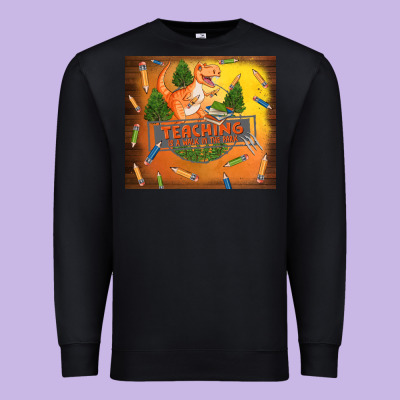 Teaching Is A Walk In The Park Premium Sweatshirt Designed By Tumblerdesignbyshophia