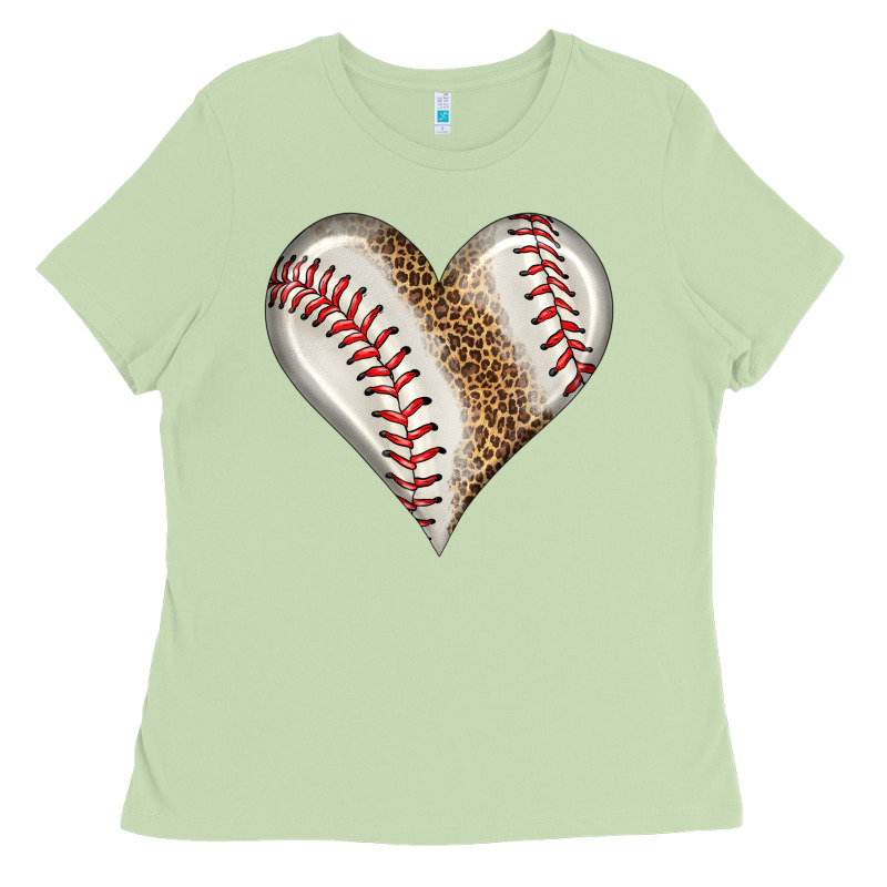 Baseball Heart Ladies Tee by HRA Design Shop | Teevron