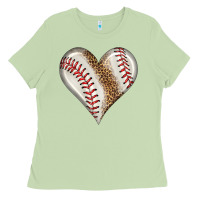 Matcha baseball heart Ladies Tee - HRA Design Shop