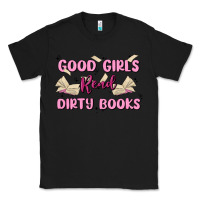 Black good girls read dirty books Classic Tee - MaliasSmallBusiness