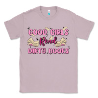 Lilac good girls read dirty books Classic Tee - MaliasSmallBusiness