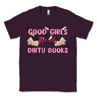 Plum good girls read dirty books Classic Tee - MaliasSmallBusiness