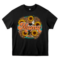 Black mama western Heavy Core Tee - RacoonDesign
