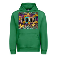 Emerald Mama with sunflowers Urban Hoodie - FaDigitalArtStudio