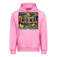 Fuchsia Pink Mama with sunflowers Urban Hoodie - FaDigitalArtStudio