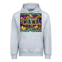 Heather Grey Mama with sunflowers Urban Hoodie - FaDigitalArtStudio
