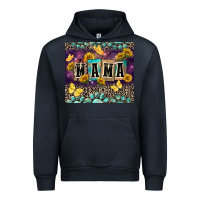Navy Mama with sunflowers Urban Hoodie - FaDigitalArtStudio