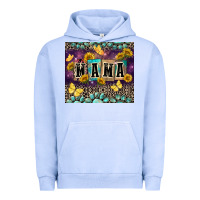 Pigment Grape Ice Mama with sunflowers Urban Hoodie - FaDigitalArtStudio