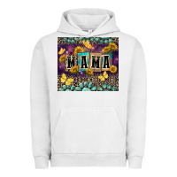 Pigment Lunar Rock Mama with sunflowers Urban Hoodie - FaDigitalArtStudio
