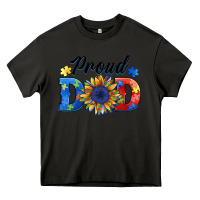 Asphalt proud dad autism Heavy Core Tee - BarkalooDesign
