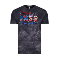 Cloud Black little miss firecracker Vintage Tee - MaliasSmallBusiness