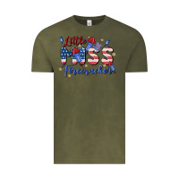 Vintage Olive little miss firecracker Vintage Tee - MaliasSmallBusiness