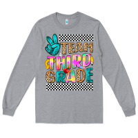 Heather Grey team third grade Long Sleeve Tee - NancyCooperArtShop