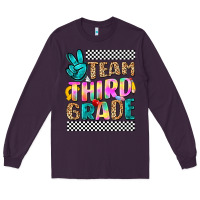 Plum team third grade Long Sleeve Tee - NancyCooperArtShop
