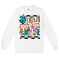 White team third grade Long Sleeve Tee - NancyCooperArtShop