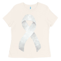 Bone lung cancer ribbon fa element Ladies Tee - FaDigitalArtStudio