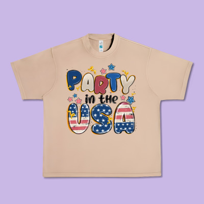 Party In The Usa Urban Heavy Tee Designed By Maliassmallbusiness