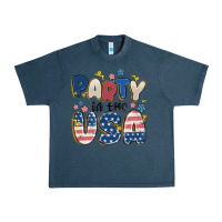 Midnight Navy party in the usa Urban Heavy Tee - MaliasSmallBusiness