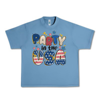 Pebble Blue party in the usa Urban Heavy Tee - MaliasSmallBusiness
