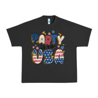 Pigment Black party in the usa Urban Heavy Tee - MaliasSmallBusiness