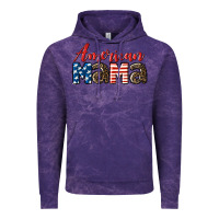 Cloud Purple Western American Mama Vintage Hoodie - LillyAllenDesigns