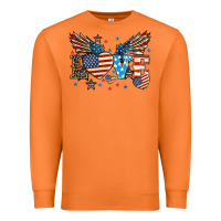 Carrot Love America wings 4th of july Premium Sweatshirt - HowdyJamesFarm